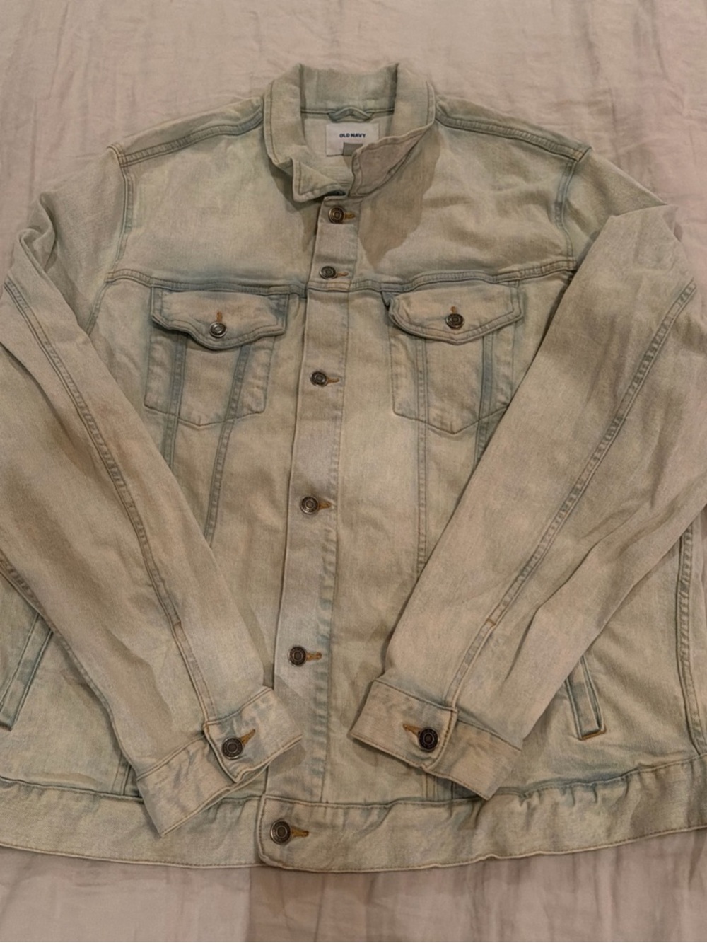 Old Navy Men's Light Sage Denim blue jacket